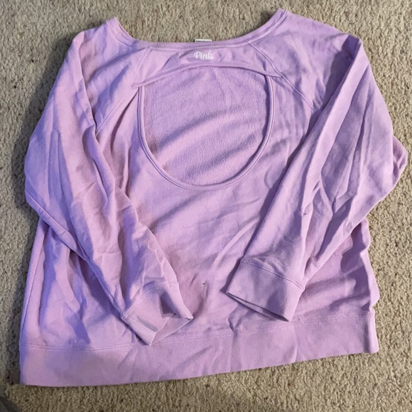 PINK pullover open back - Picture 2 of 2